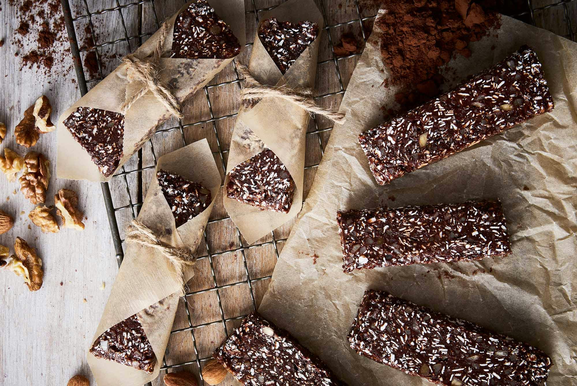 Hjemmelavet proteinbar med chokoladesmag – opskrift