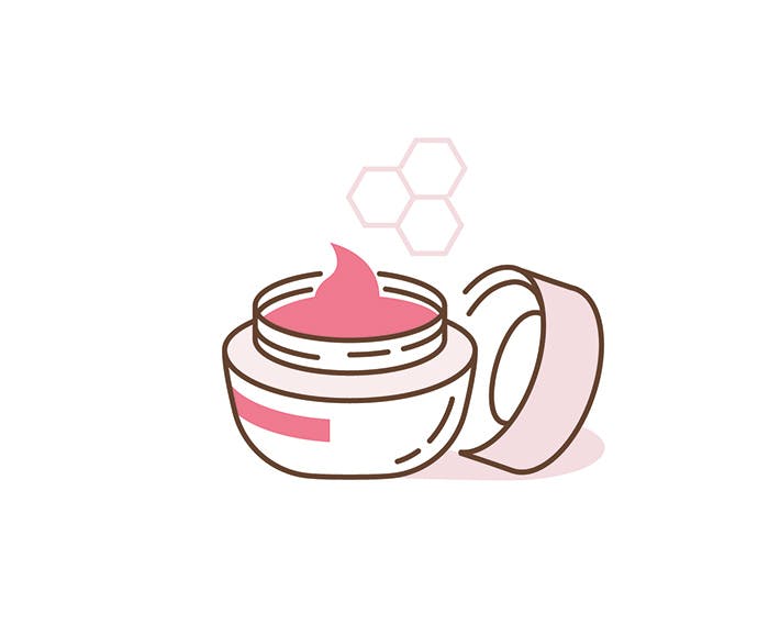 Illustration av dagkräm