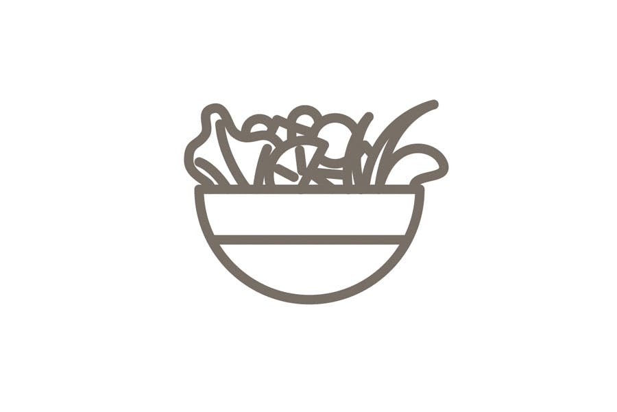 enkel sallad för en hälsosam middag