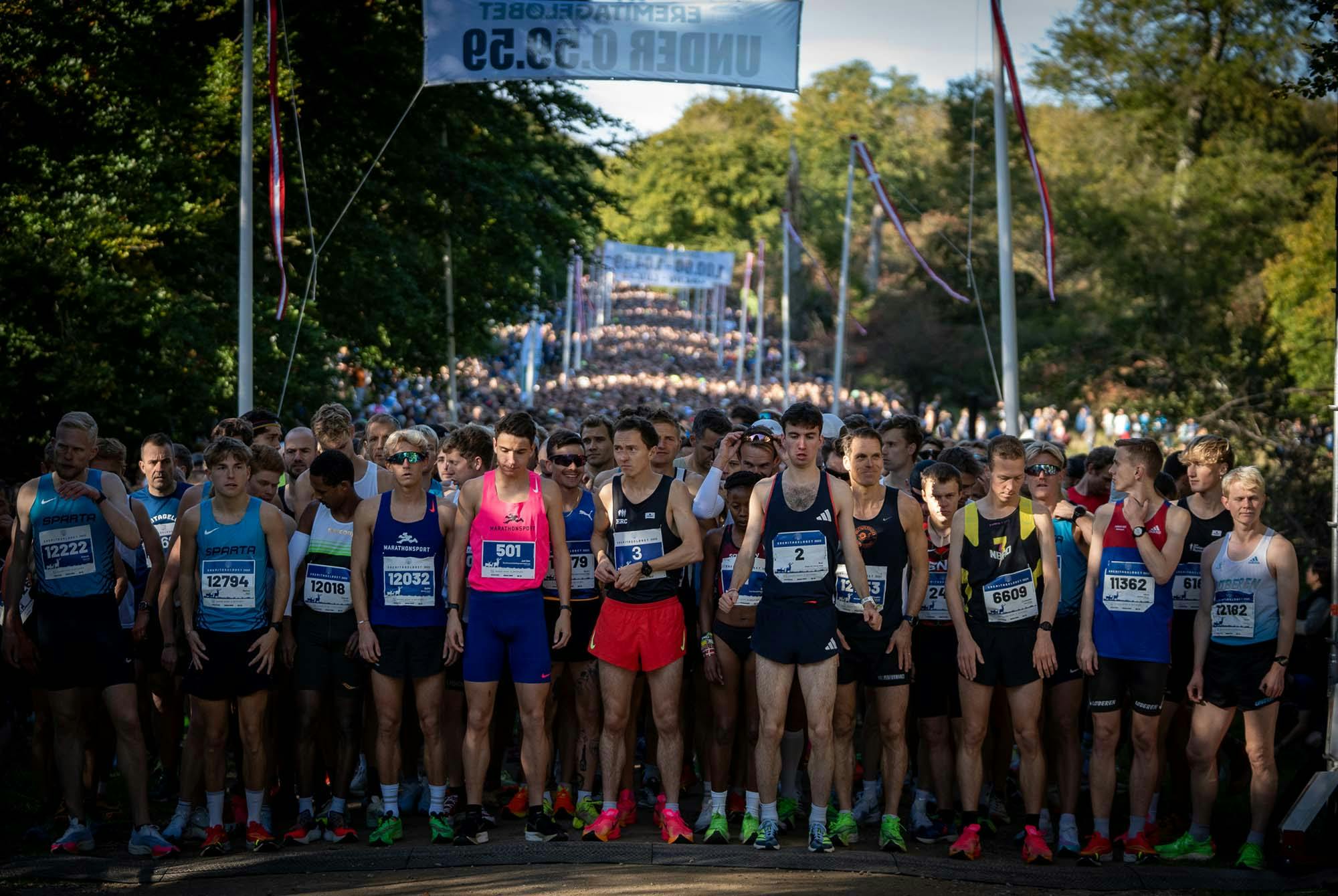 Startfeltet til Eremitageløbet.