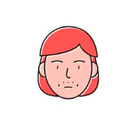 Uønsket hårvækst i ansigtet grafik