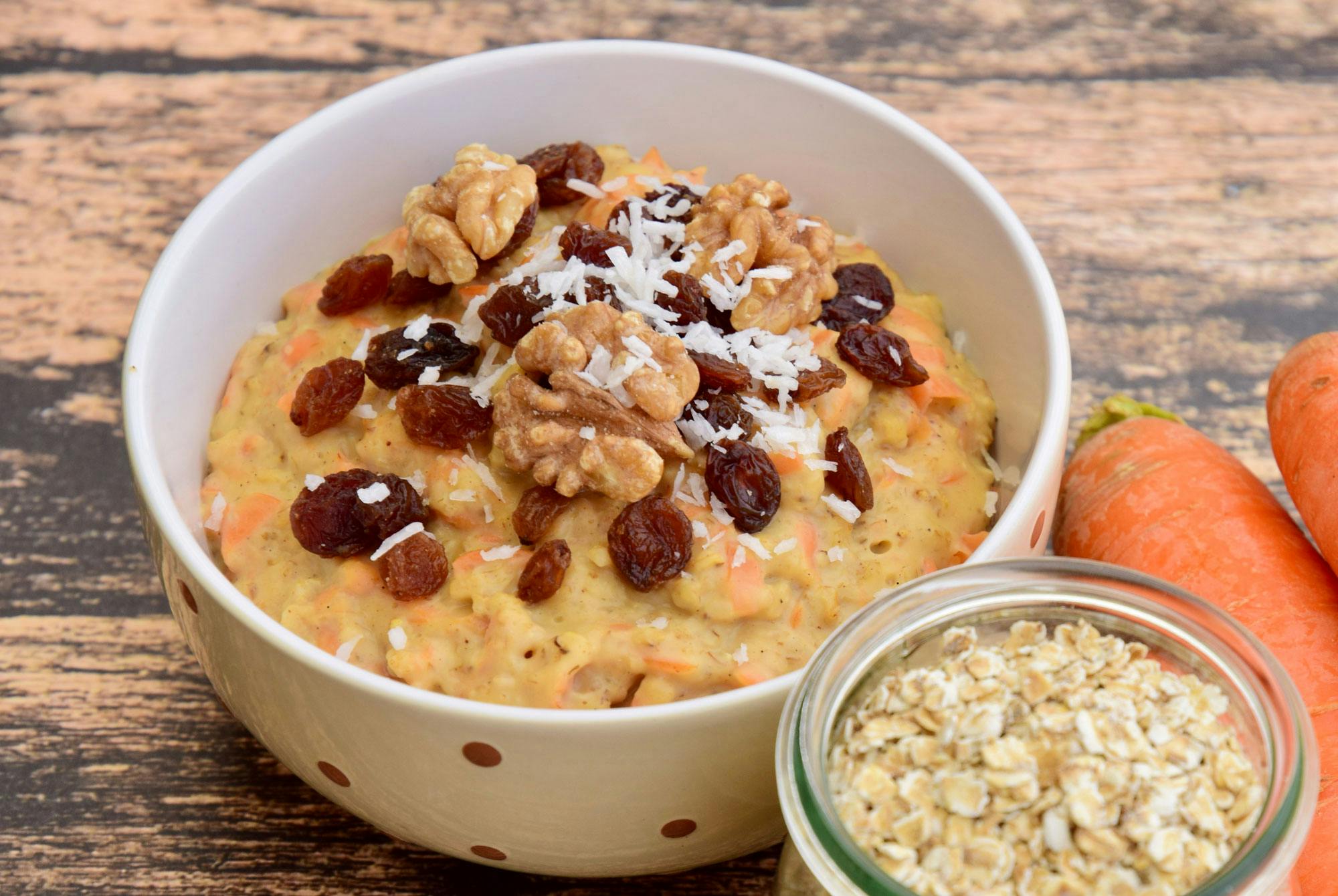 Havregrynsgröt med morot