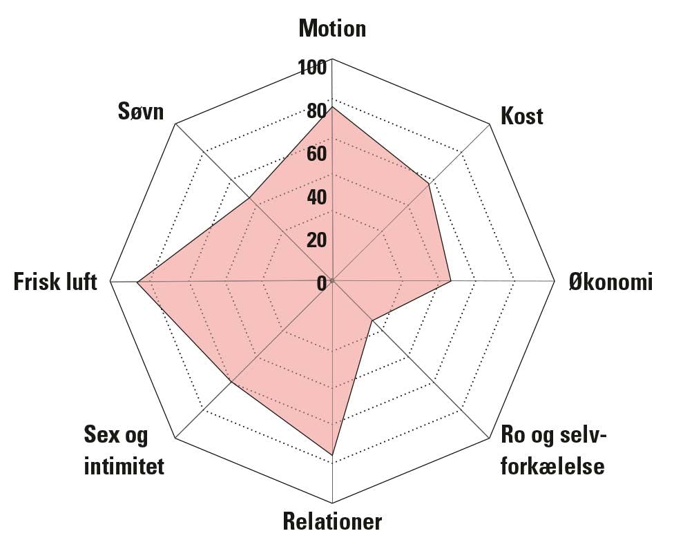 Holistisk – Spindelvævsdiagram