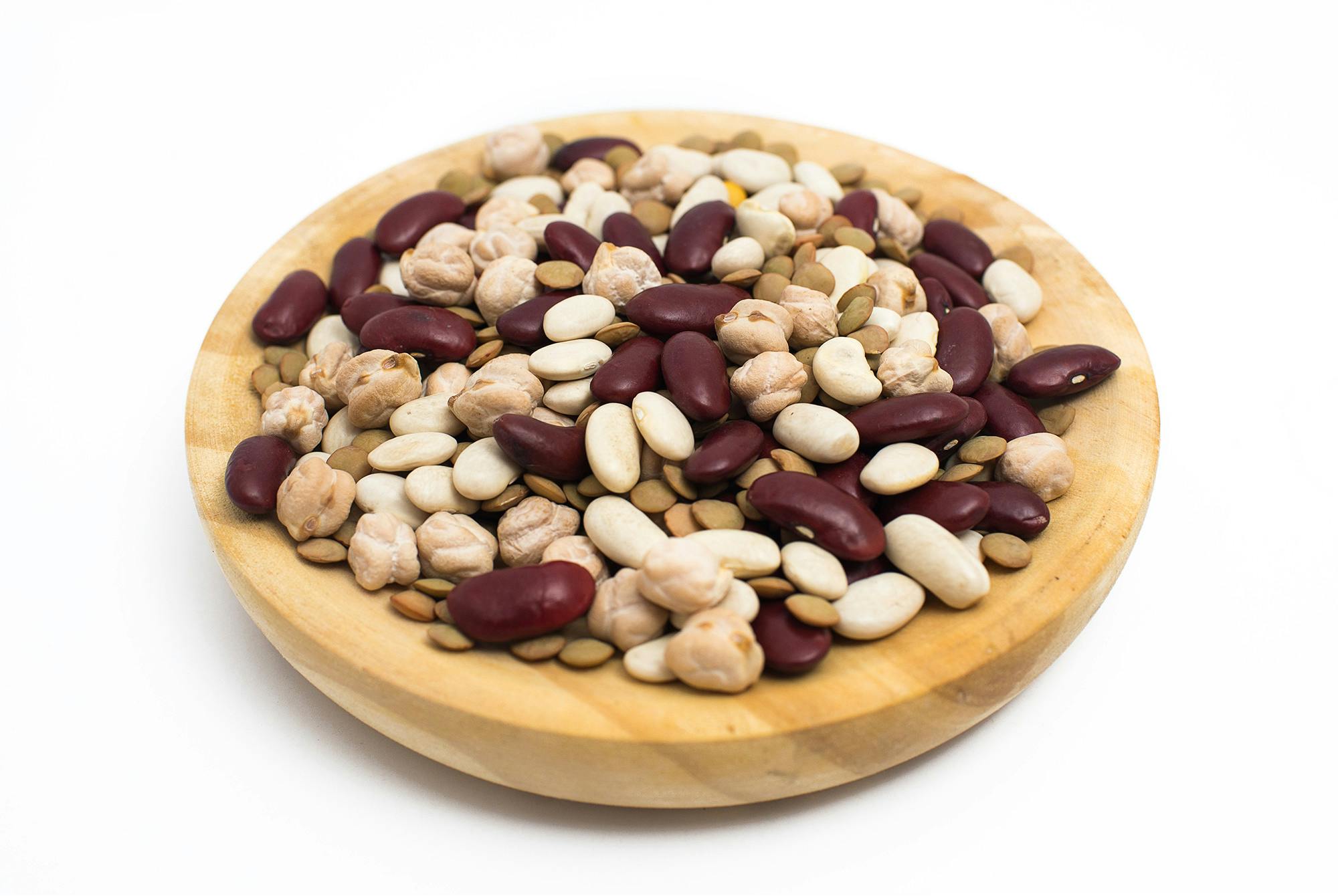 ikke forarbejdet mad linser bønner kikærter