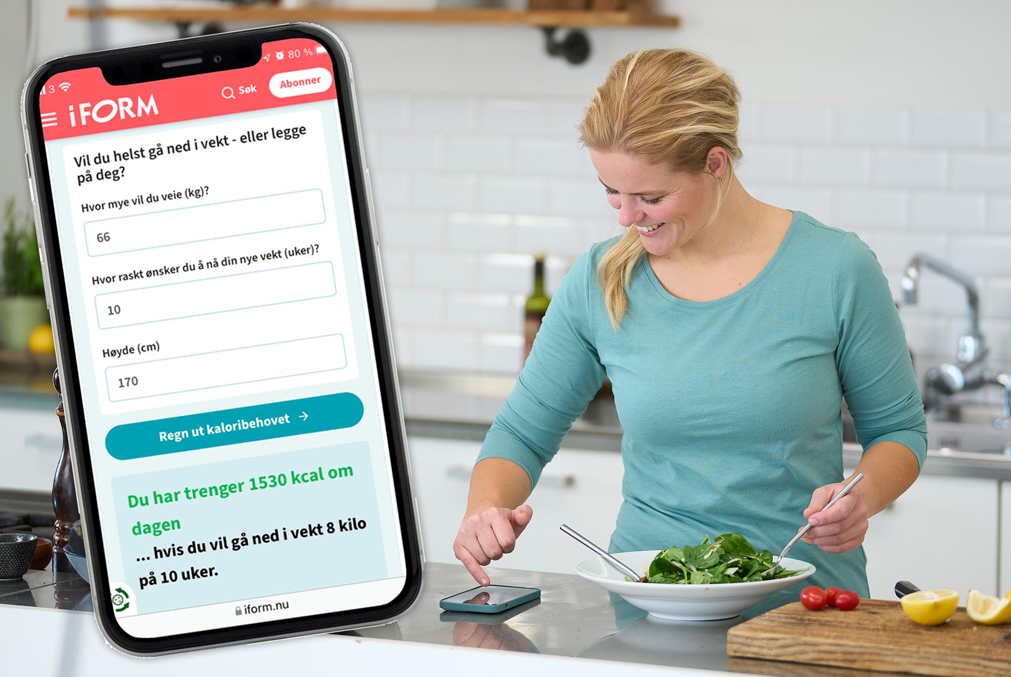 Kalorikalkulator | Så mange kalorier trenger du | iform.nu