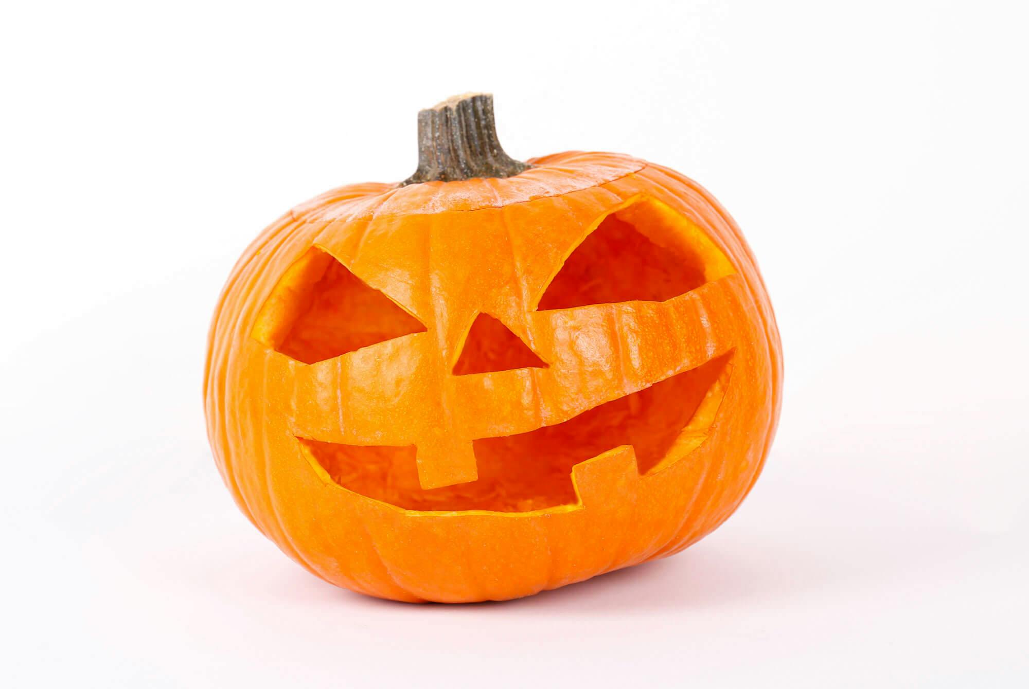 klassisk, ondt Halloween-gresskar