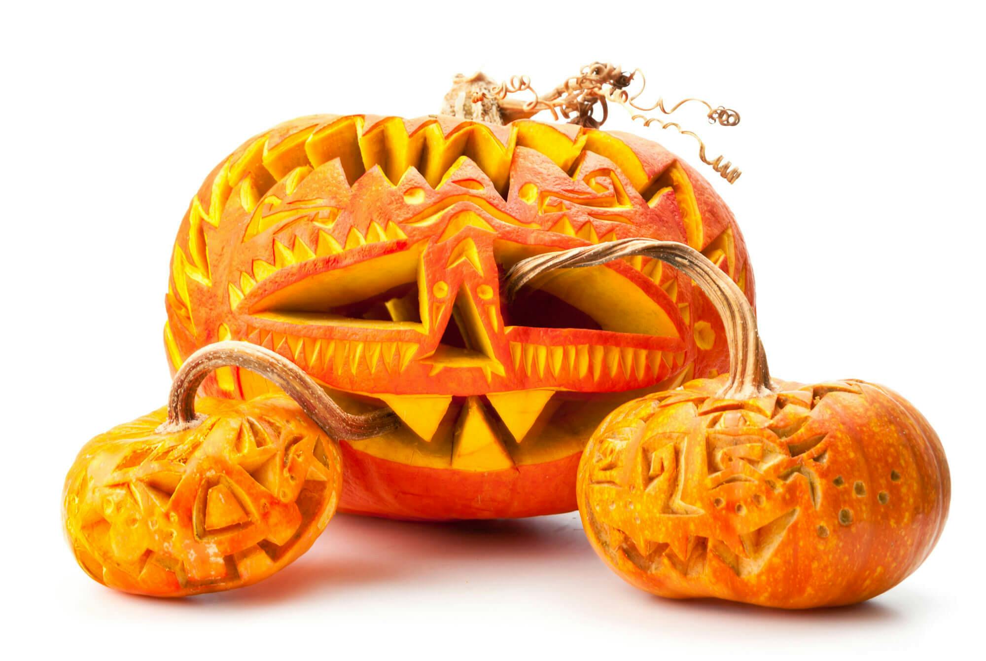 Gresskarutskjæring - Halloween-gresskar kunstnerisk idé