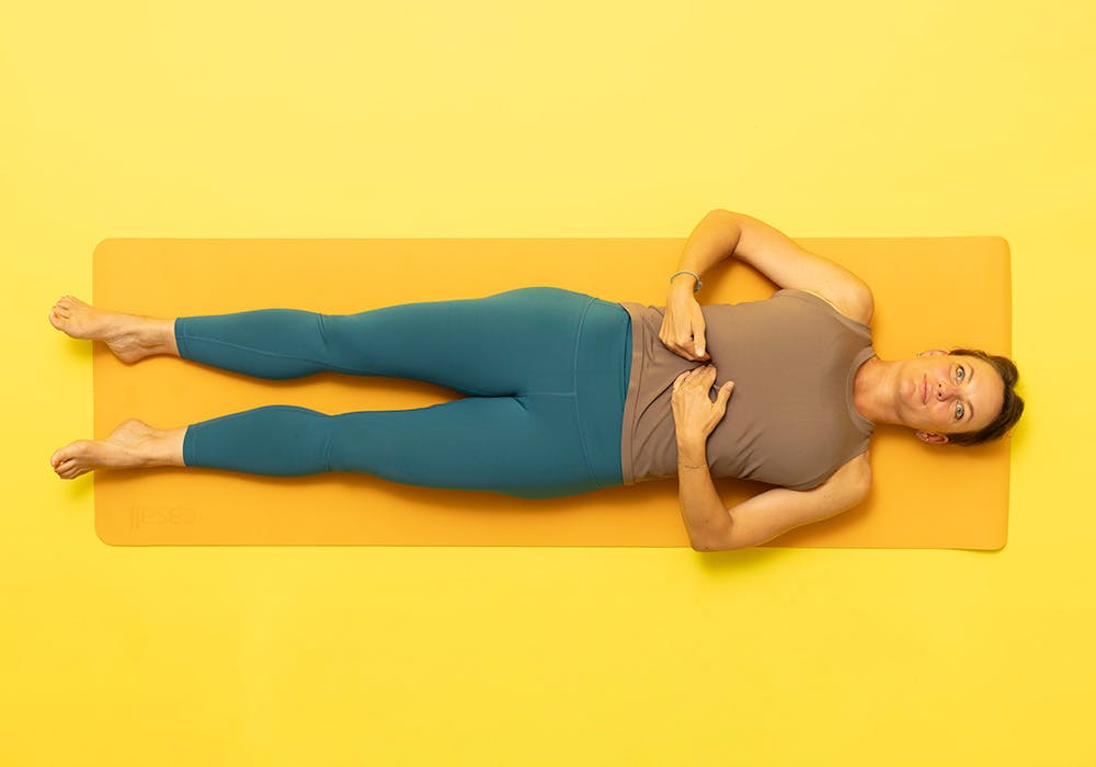 Övning mot gaser i magen.