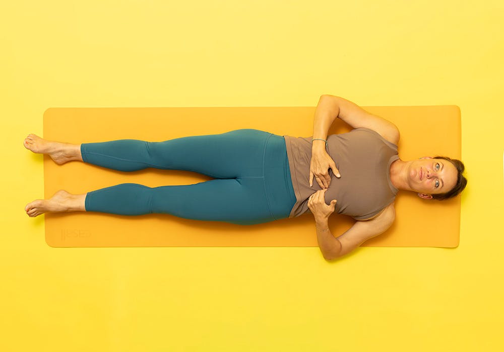 Övning mot gaser i magen.