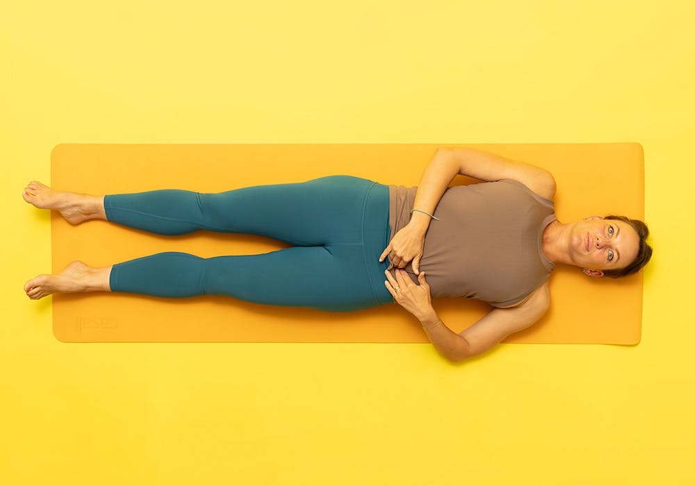 Övning mot gaser i magen.