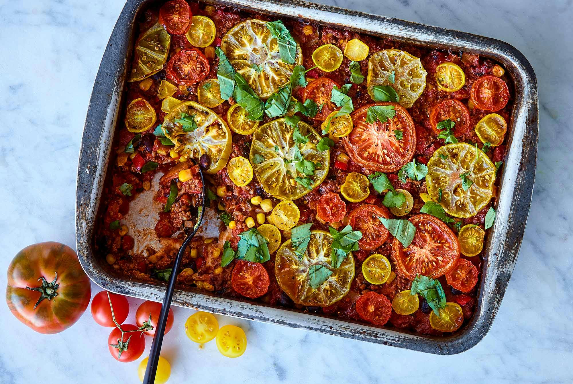 Mexikansk tortilla-lasagne, recept