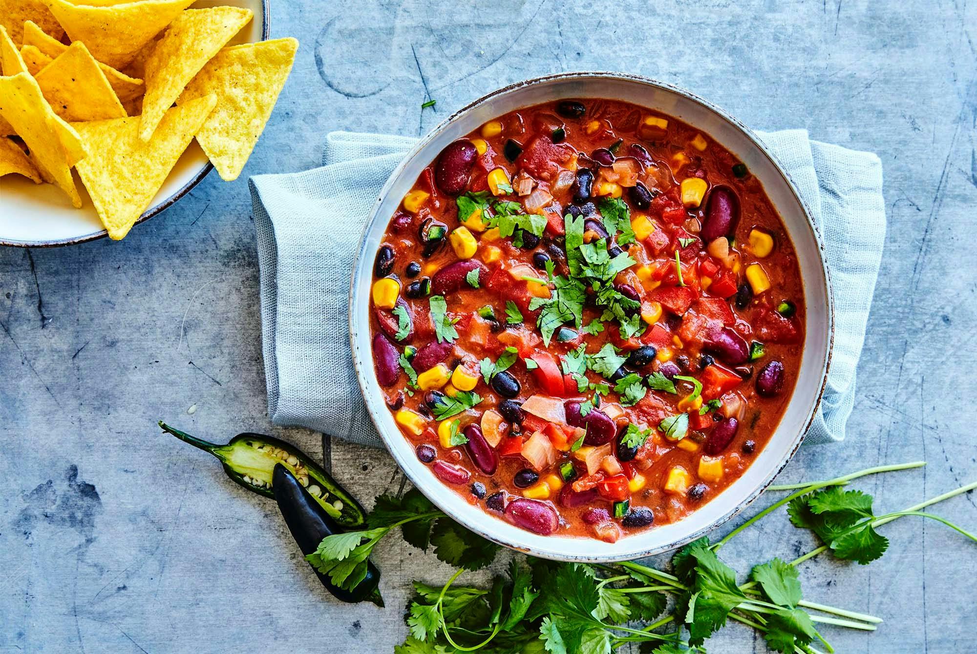 Mexikansk soppa med bönor