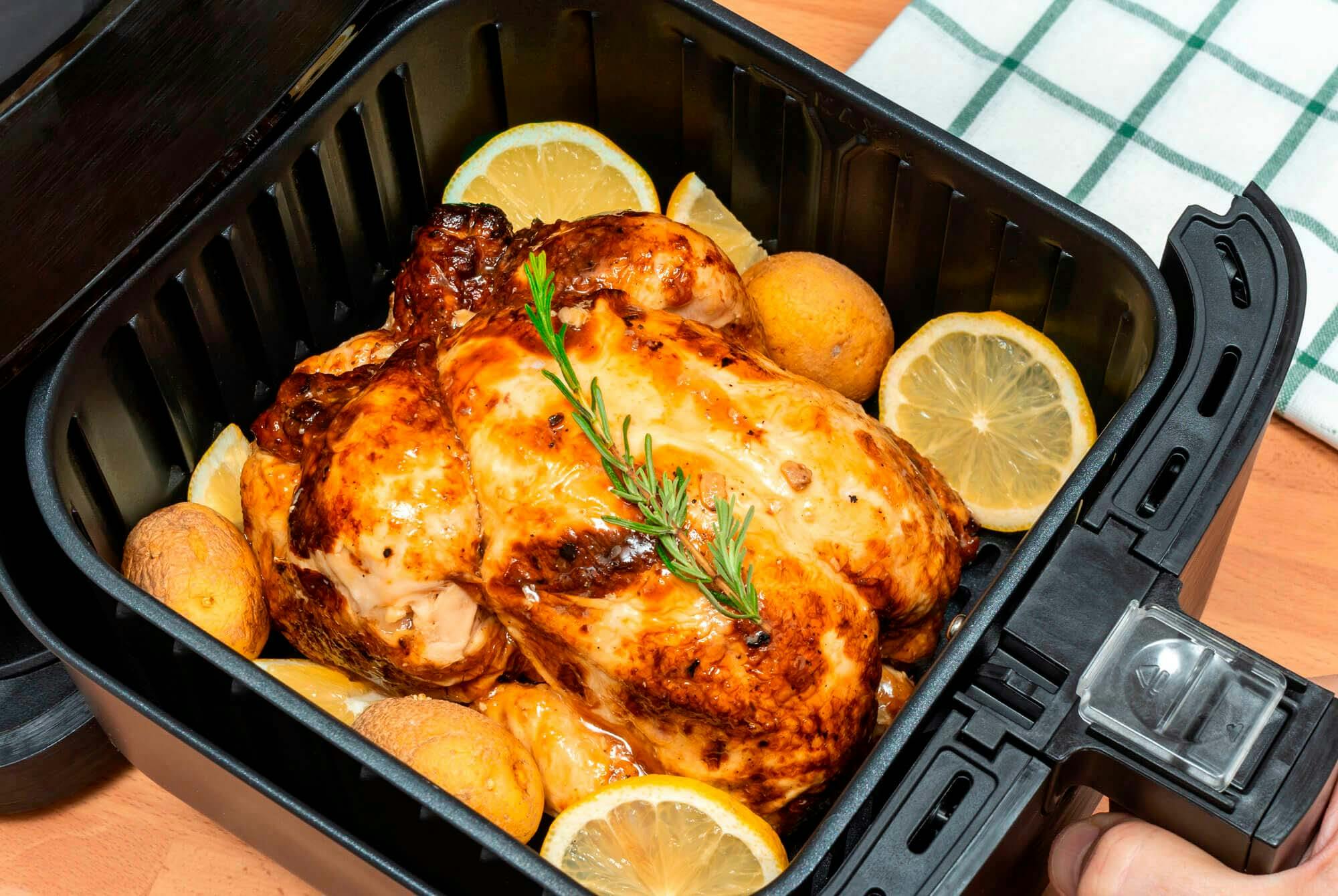 Middagar med kyckling i airfryer