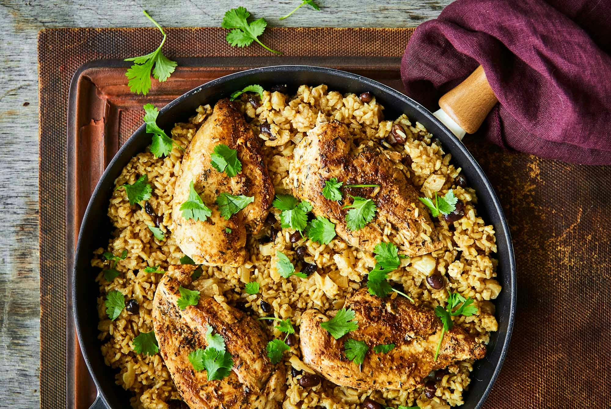 One pot med kylling og ris