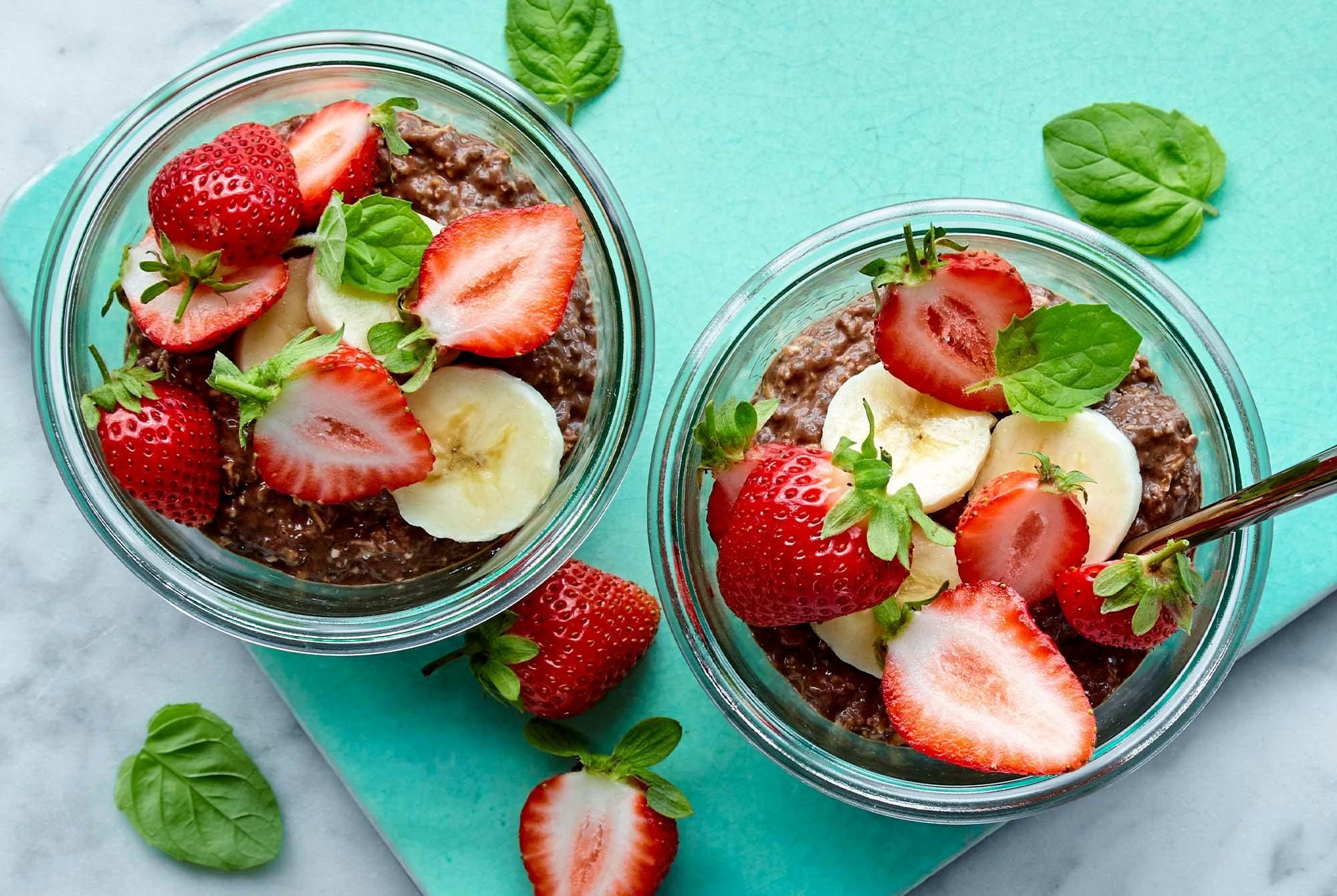 Overnight oats med kakao