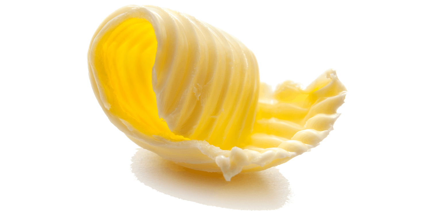 En lille kugle smør til tunmousse