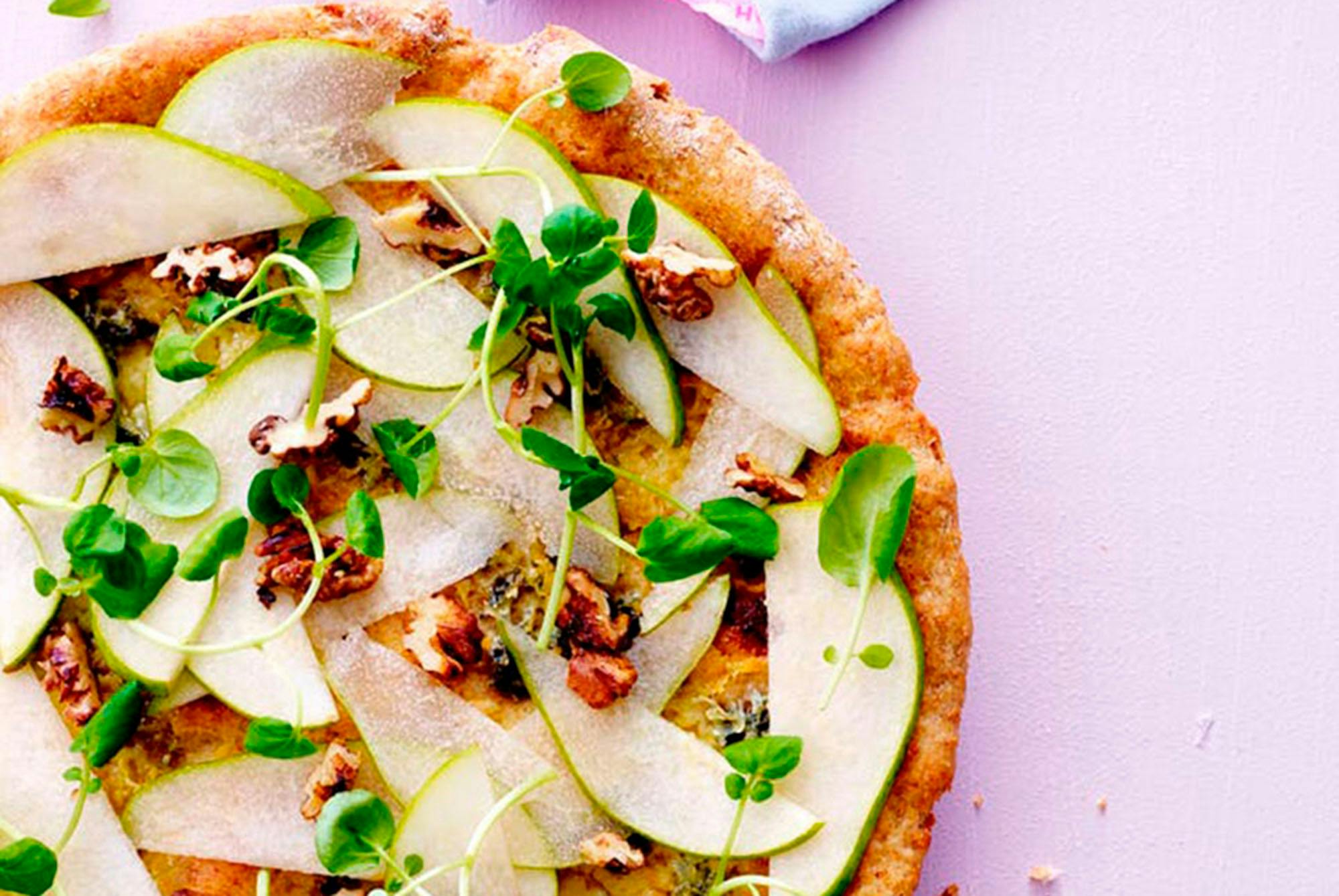 Pizza med grønnsaker