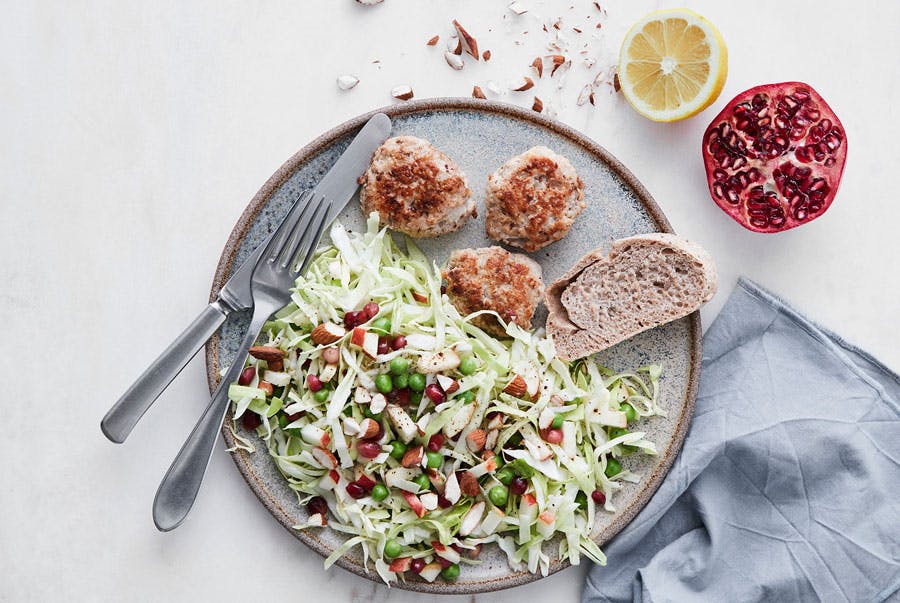 Matplan, middag – Sunne kyllingkjøttboller