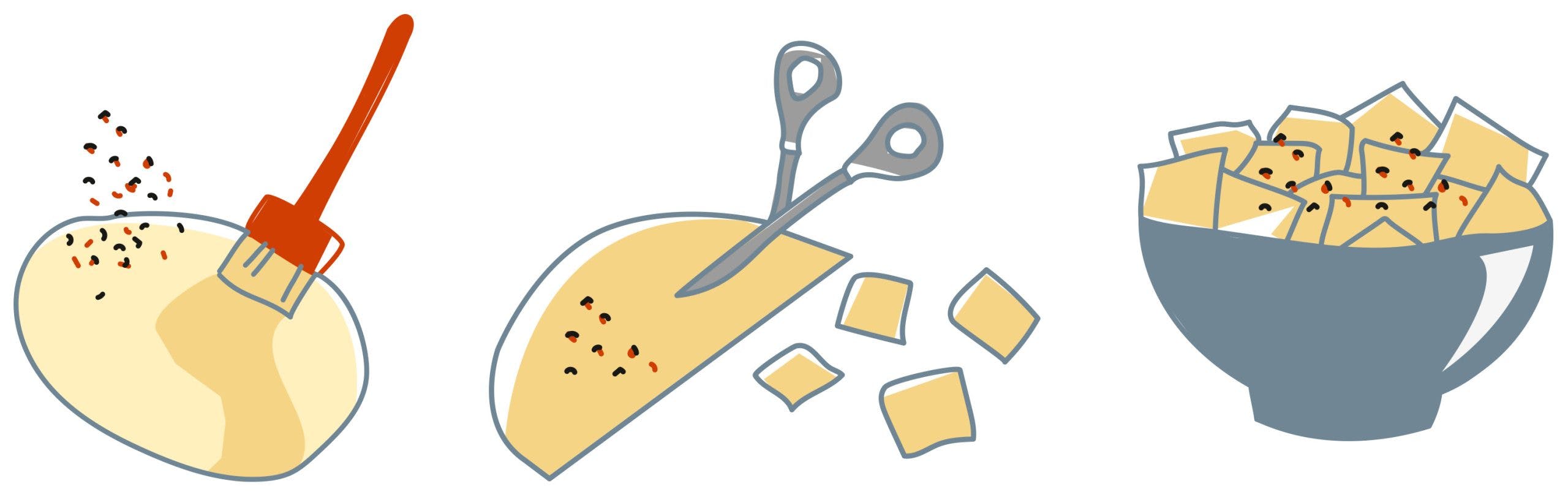 Lag sunne tortillachips