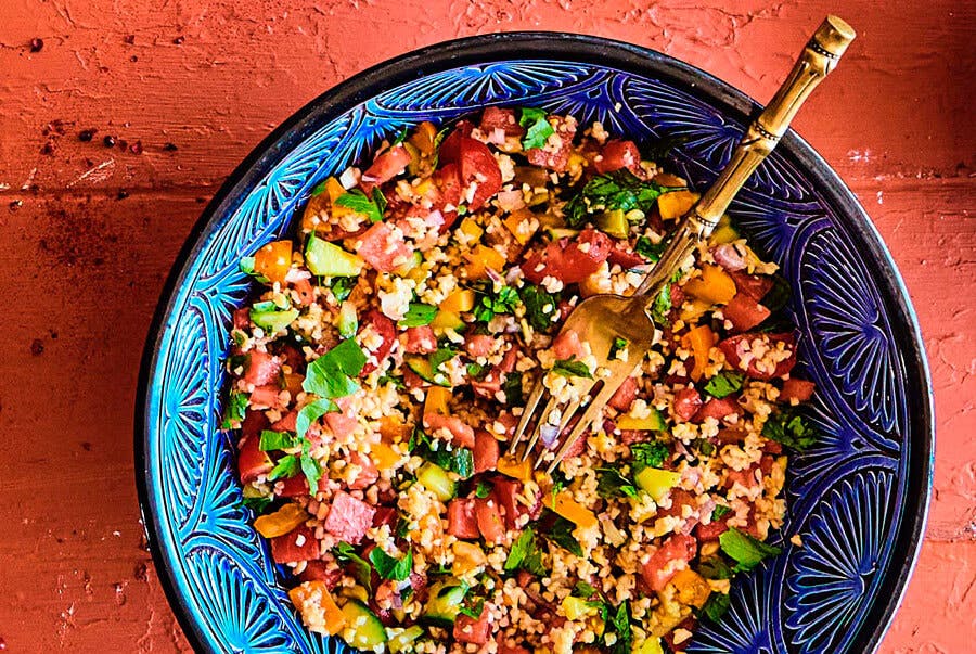 Tabbouleh med vandmelon