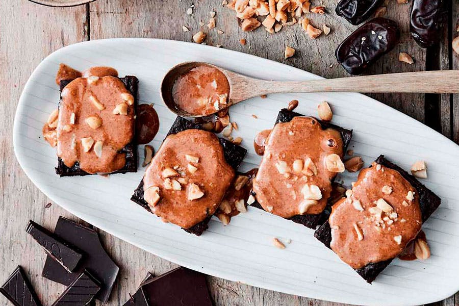 brunch vegansk brownie