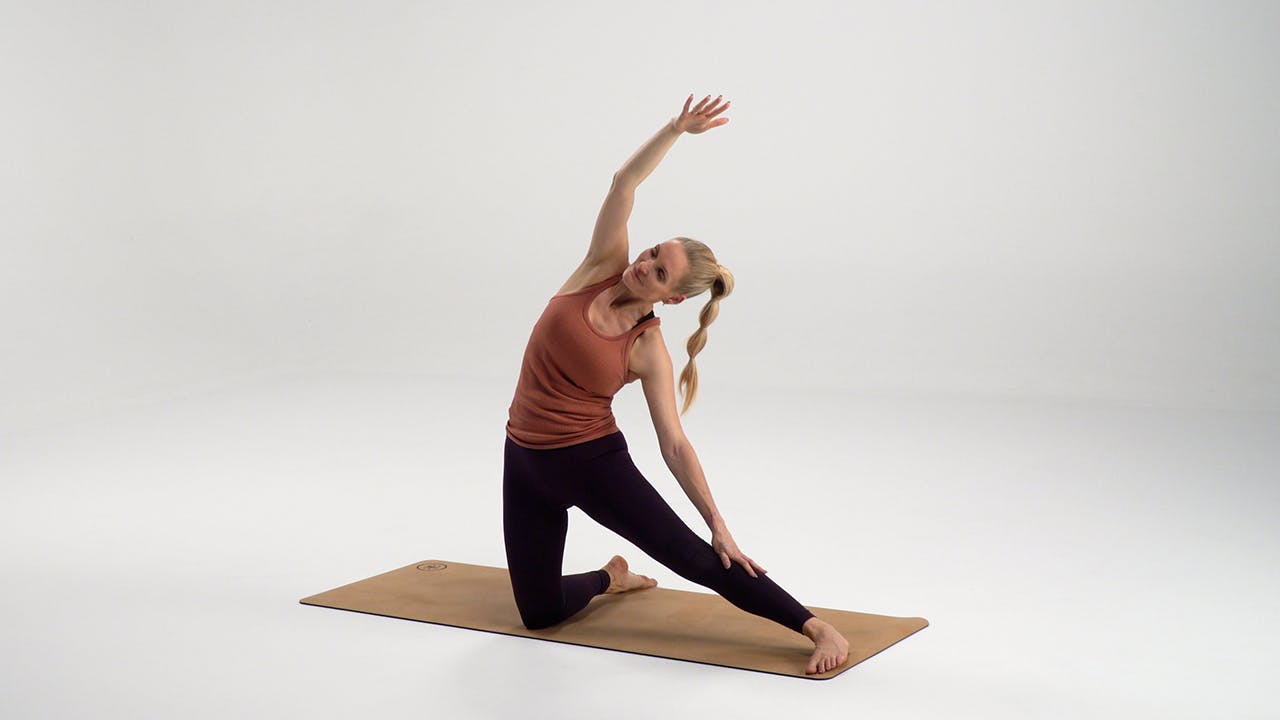 Kvinde laver bjælken