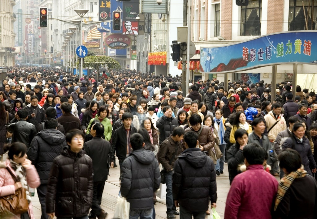 Meest gesproken talen ter wereld – Mandarijn Mensen op straat in China