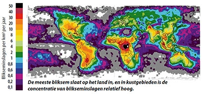Hoe ver komt de bliksem in het water? | wibnet.nl