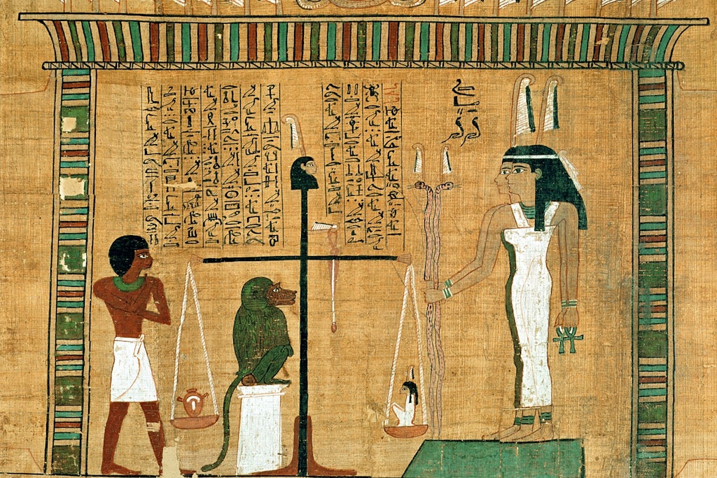 Egyptian scroll