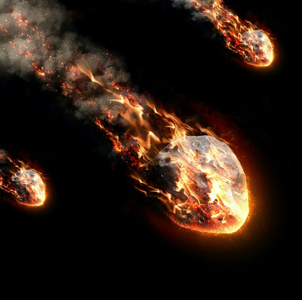 meteorsvaerm-dinosaur_ En meteorsverm utryddet dinosaurene