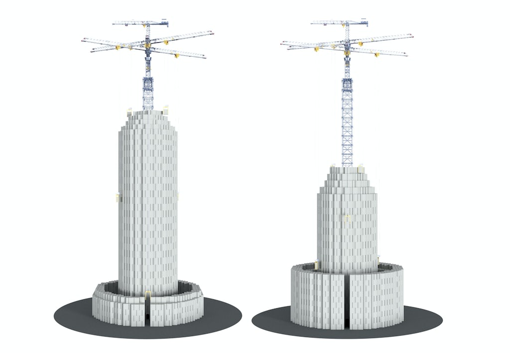 Energilager1_Et tårn af betonblokke lagrer ren energi