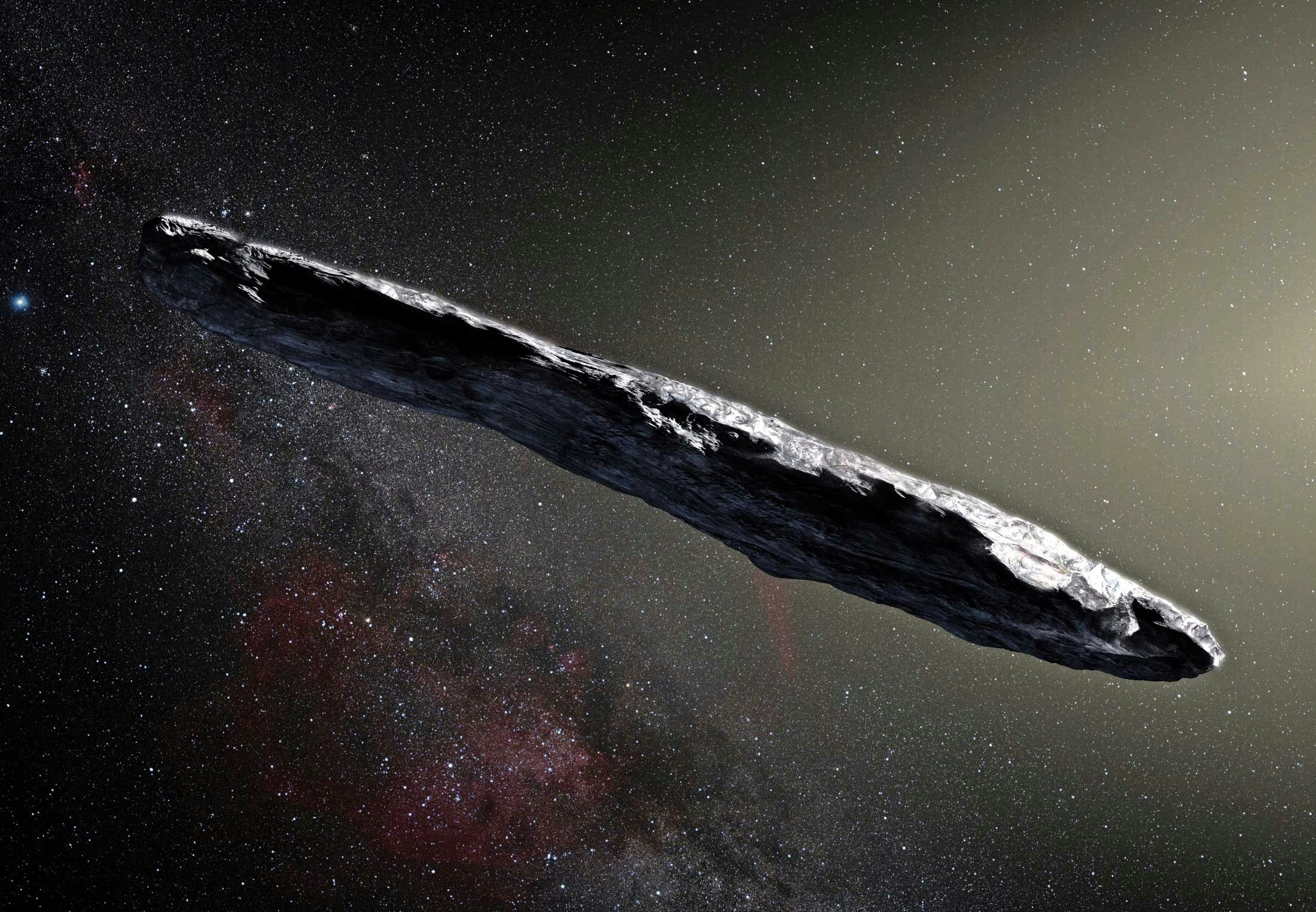 'Oumuamua avaruudessa 'Oumuamua avaruudessa