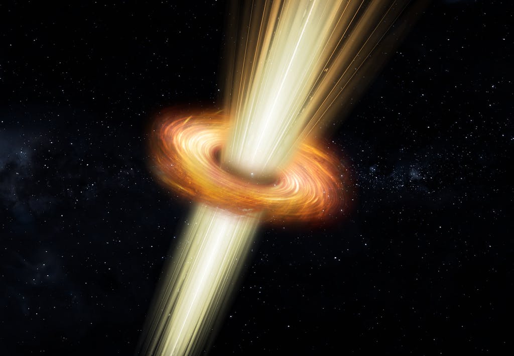 The Hubble telescope captures close-up of quasar | scienceillustrated.com