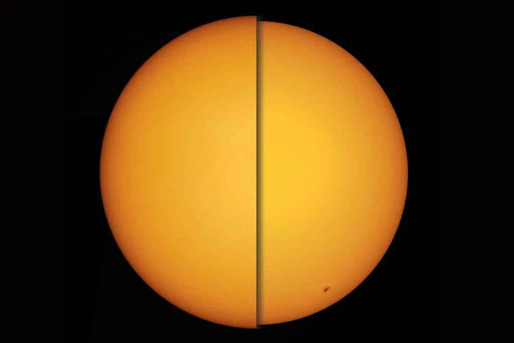 De zon is kleiner dan normaal | wibnet.nl