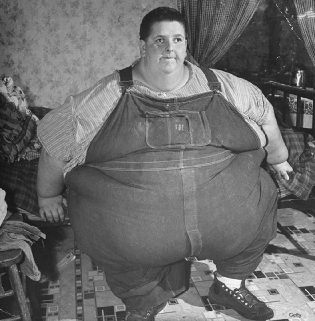 Dikste man ter wereld – Jon Minnoch | 635 kilo | wibnet.nl