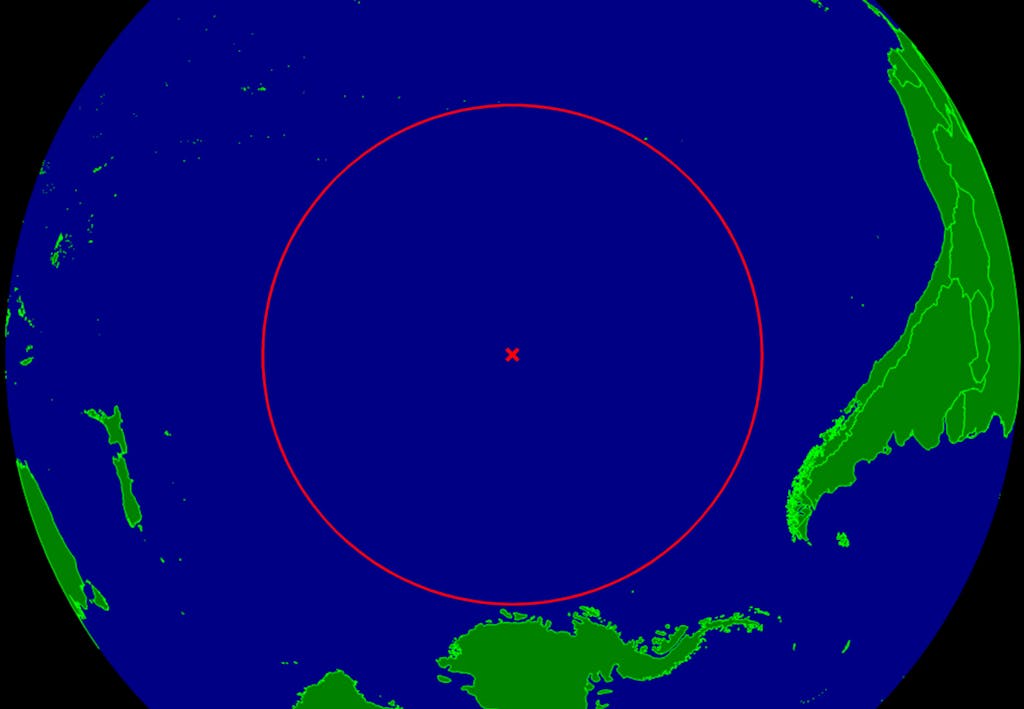 Point Nemo lokation point nemo lokation