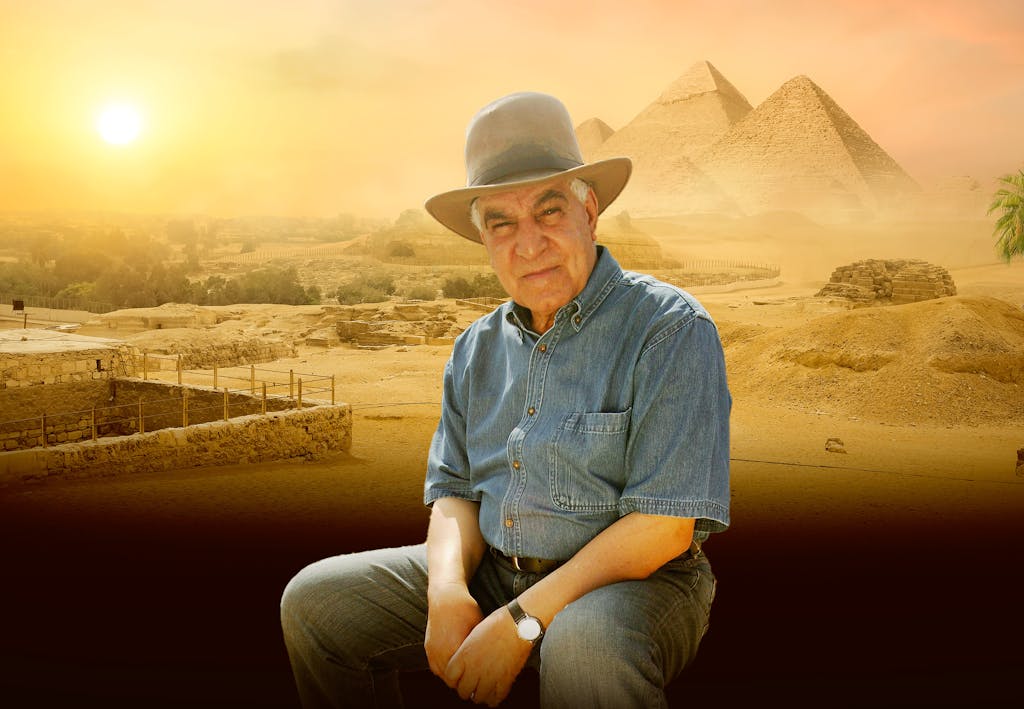 Zahi Hawass, pyramider