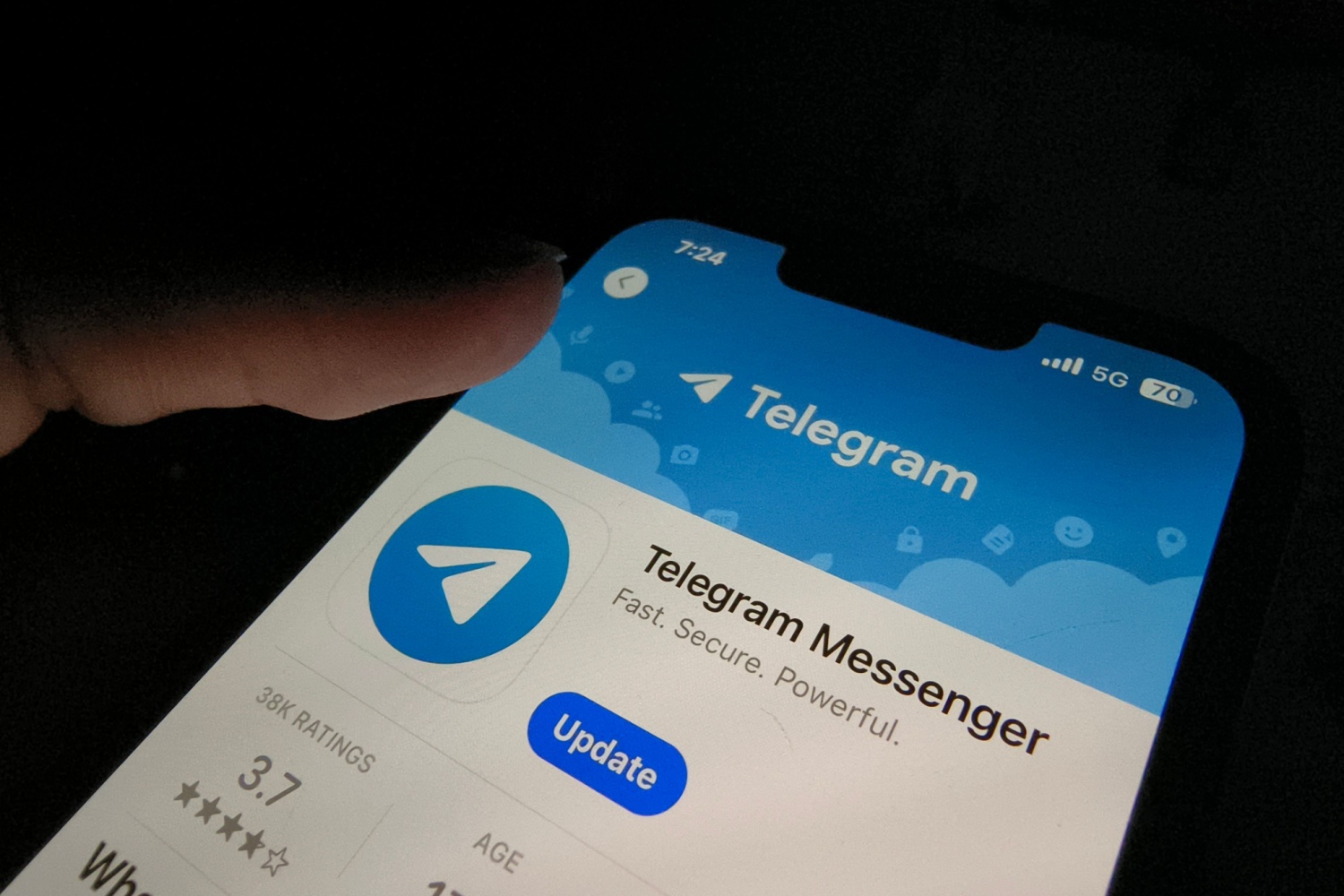 Telegram er en meldingstjeneste som krypterer meldinger.