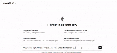 Hur man skriver till chatgpt