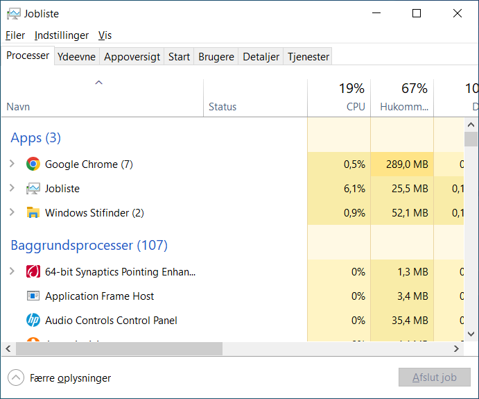 Gamla aktivitetshanteraren i Windows 11