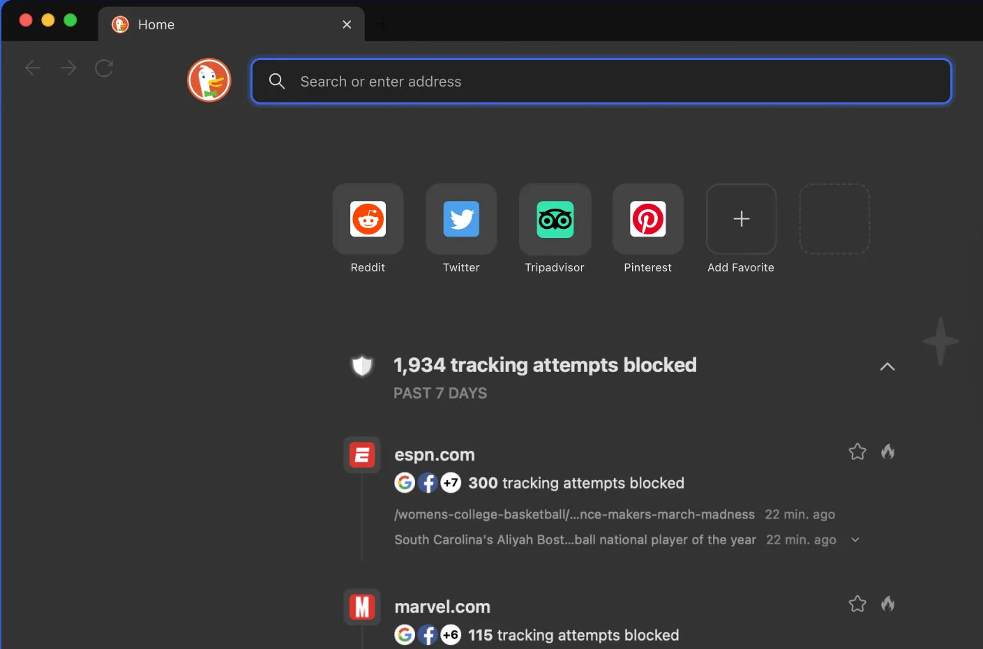DuckDuckGo-selaimessa on muun muassa turvallinen ja yksityisyyttä suojaava hakukone.