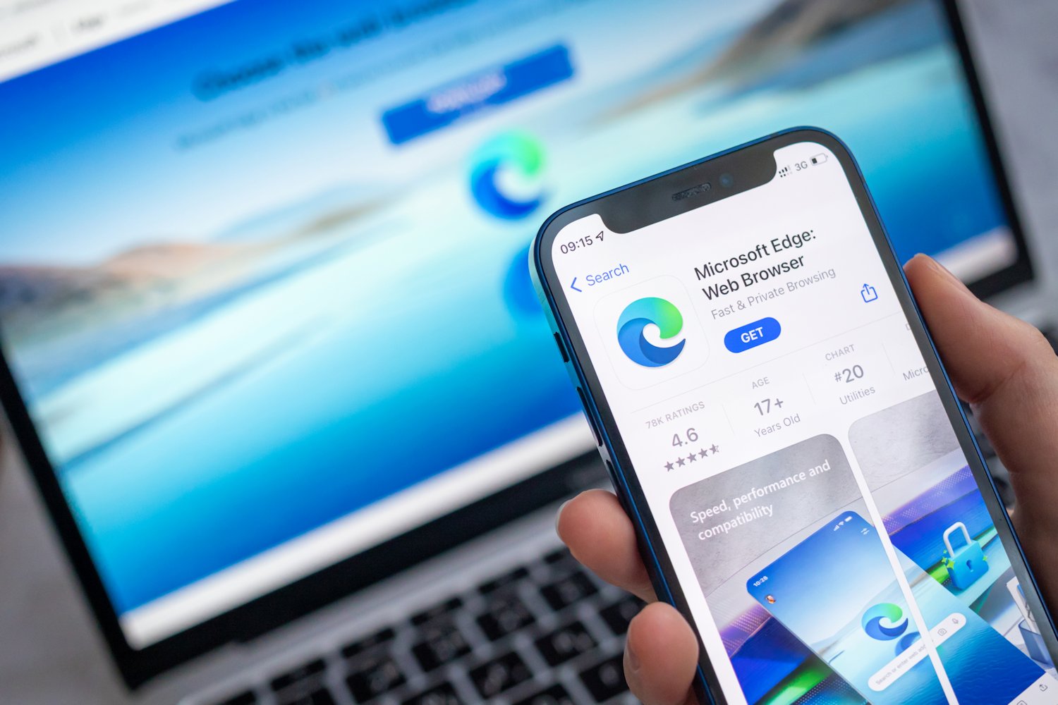 Microsoft Edge finnes for både Windows og mobiler med iOS og Android.