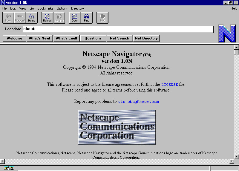 Netscape-selaimen ensimmäinen versio saattaa näyttää nykyään vanhentuneelta, mutta 29 vuotta sitten se oli yksi edistyksellisimmistä asioista, mitä saattoi kuvitella.
