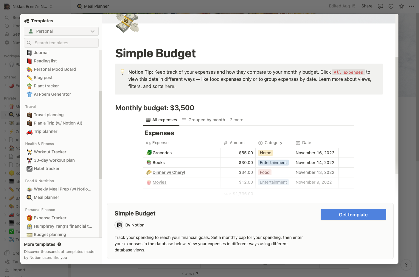 Notion gjør det lett å organisere notater