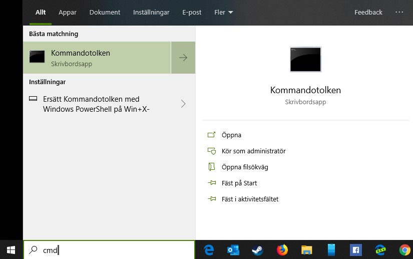 Hitta din MAC-adress i Windows