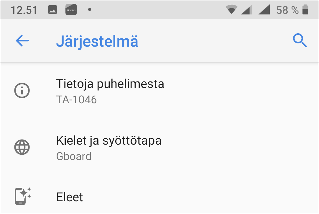Etsi MAC-osoite Android-puhelimesta