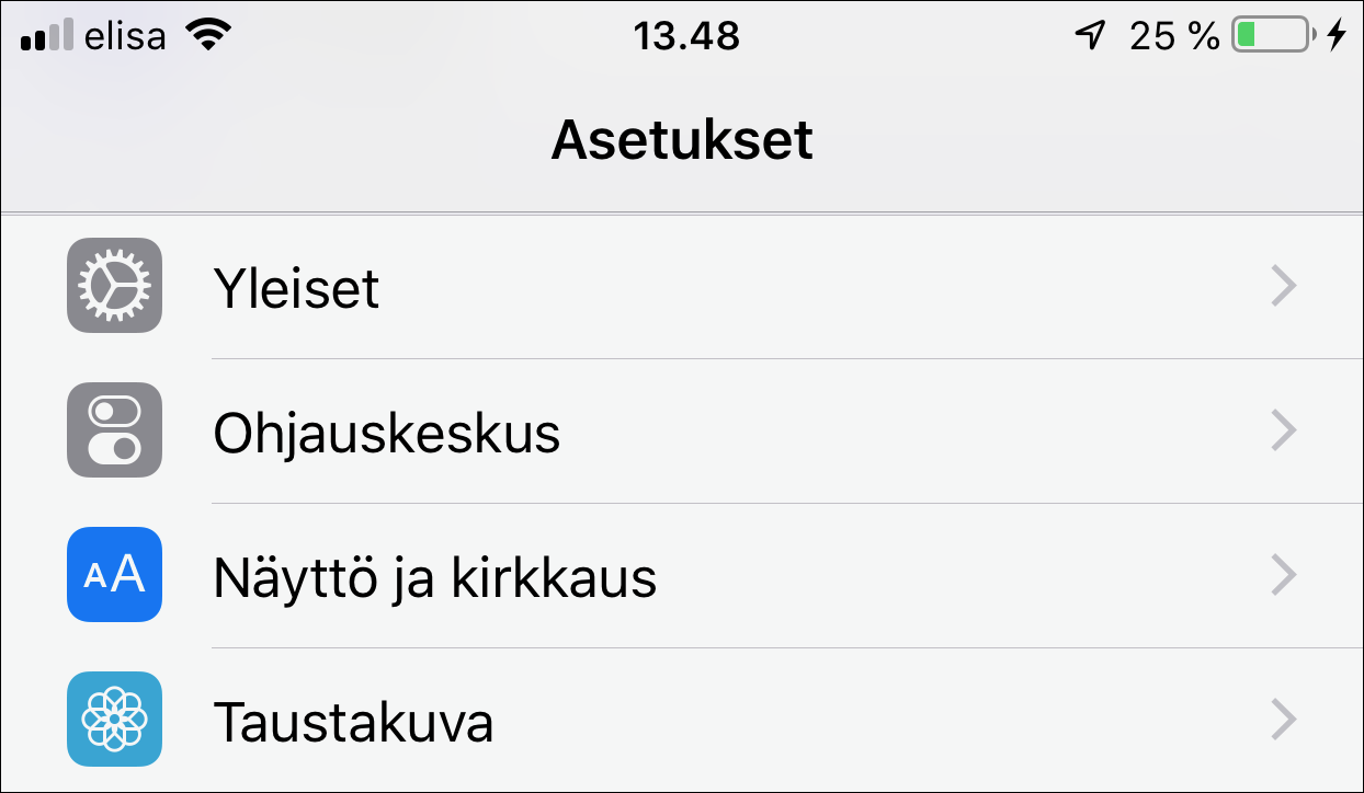 Etsi MAC-osoite iPhonesta