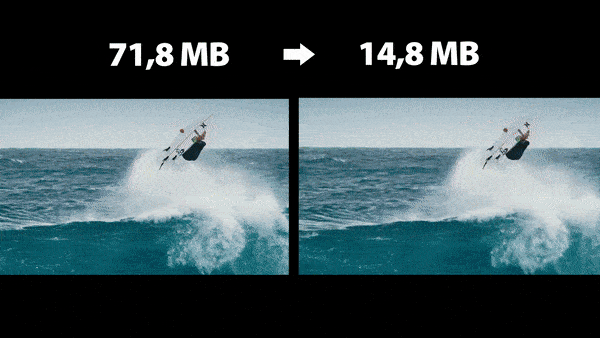 Pienennä videoitasi freeconvert.com-sivustolla