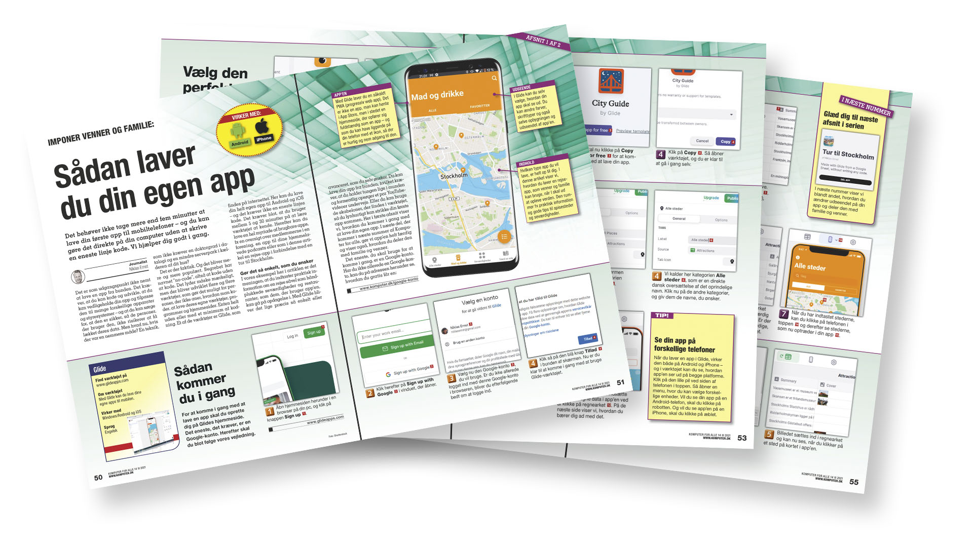 Hvis du tror at du må kunne skrive komplisert kode for å lage en app, tar du feil.