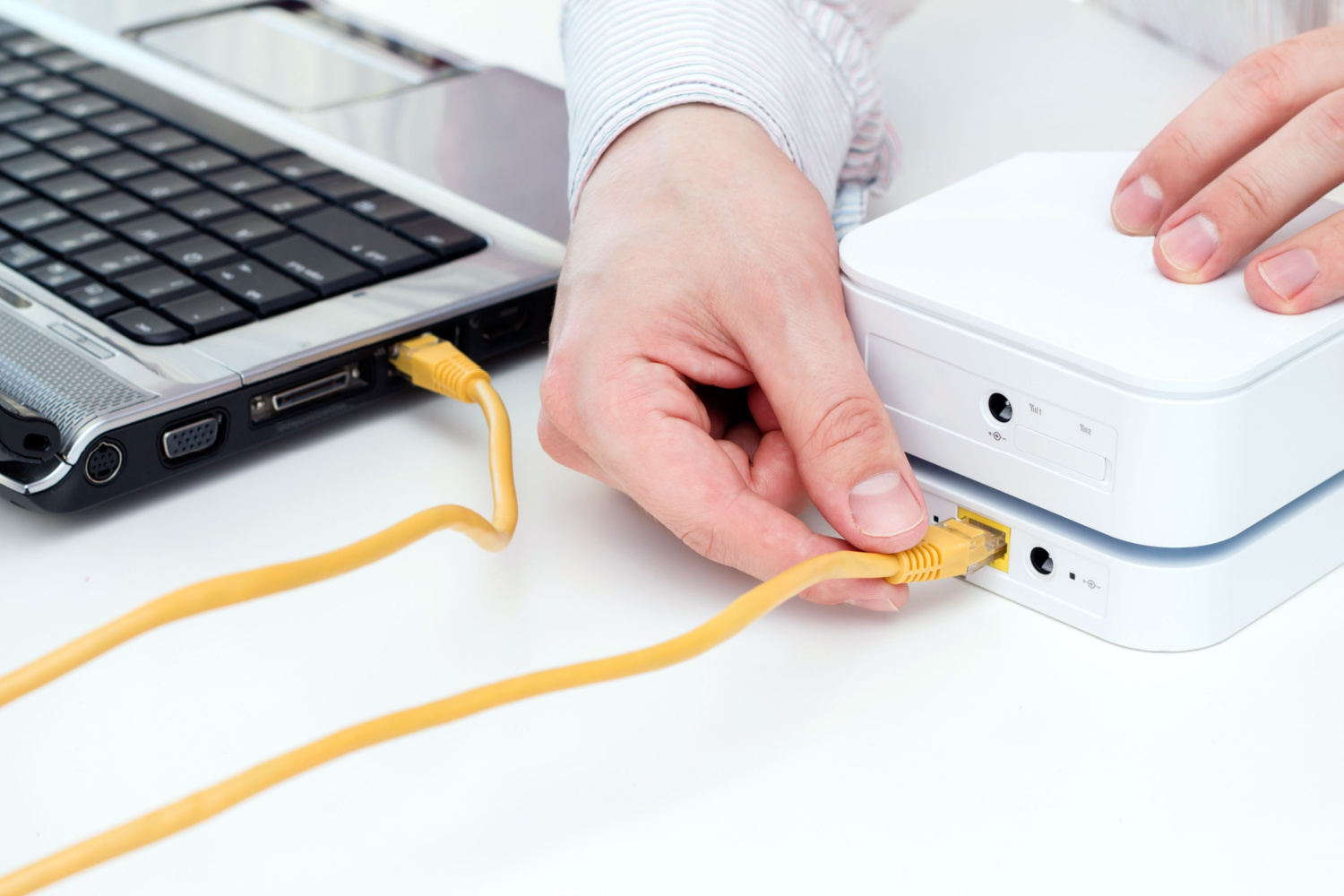 Kabelanslutet internet ger dig en stabilare nätverksanslutning